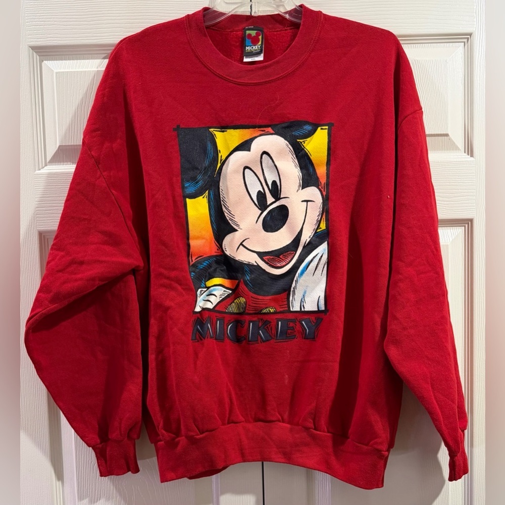 Vintage 90s Mickey Mouse Unlimited Sweater Adult Size XXL Disney Sweatshirt
